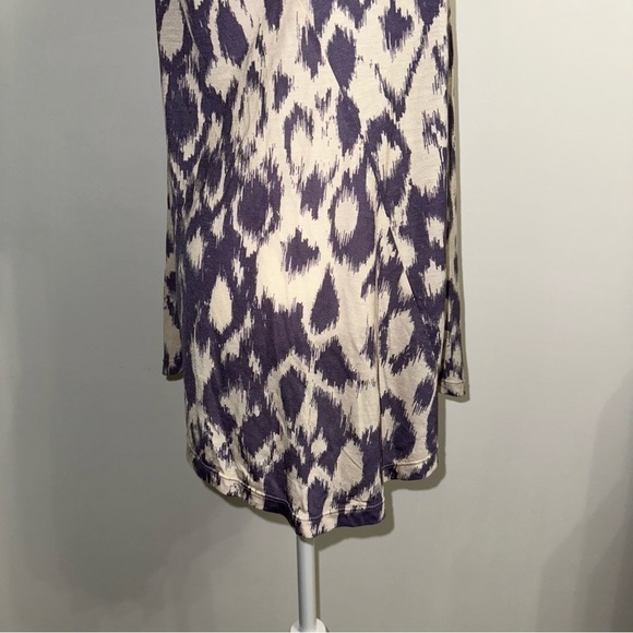 Anthropologie DELETTA Purple Lyocell tunic blouse PP MOTIF size XL - Picture 4 of 11